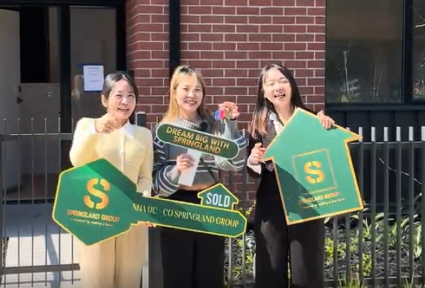 Hỗ trợ tận tâm từ đội ngũ SpringLand Group - Thu Nguyen
